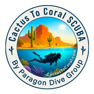 Cactus to Coral Scuba Logo Cactus to Coral Scuba Logo